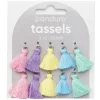 Smykkekvaster, tassels til smykker 20 mm farvemix 10 stk.