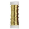 Smykketråd af kobber 0,3 mm / 40 m guld