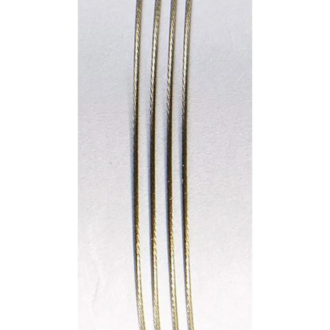 Smykkewire guldfarv 0,45mm/10m