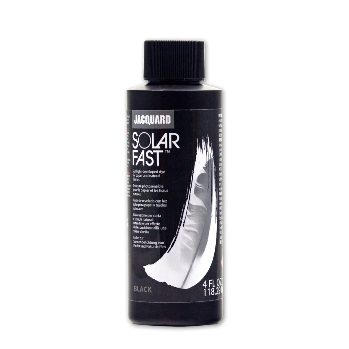 Solarfast 118 ml Black – tekstilfarve, som fremkaldes i sollys