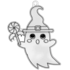 Solfanger spøgelse til halloween 7,5×10,5 cm