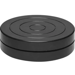 Sort kavalet af plast – diameter 11,3 cm