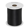 Sort satinbånd – 73 mm bredt og 5 meter langt