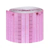 Spejlmosaik af rosa glas på rulle, selvklæbende, 800 stk. 5×5 mm firkanter