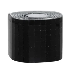 Spejlmosaik af sort glas på rulle, selvklæbende, 800 stk. 5×5 mm firkanter