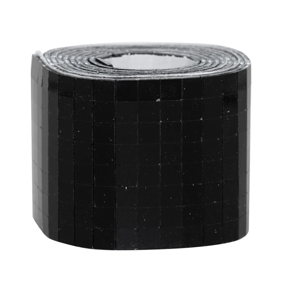 Spejlmosaik af sort glas på rulle, selvklæbende, 800 stk. 5×5 mm firkanter