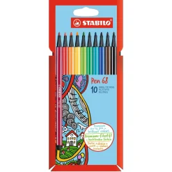 Stabilo Pen 68 Basic 10-pak