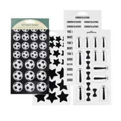 Stickersblok 16 ark B&W