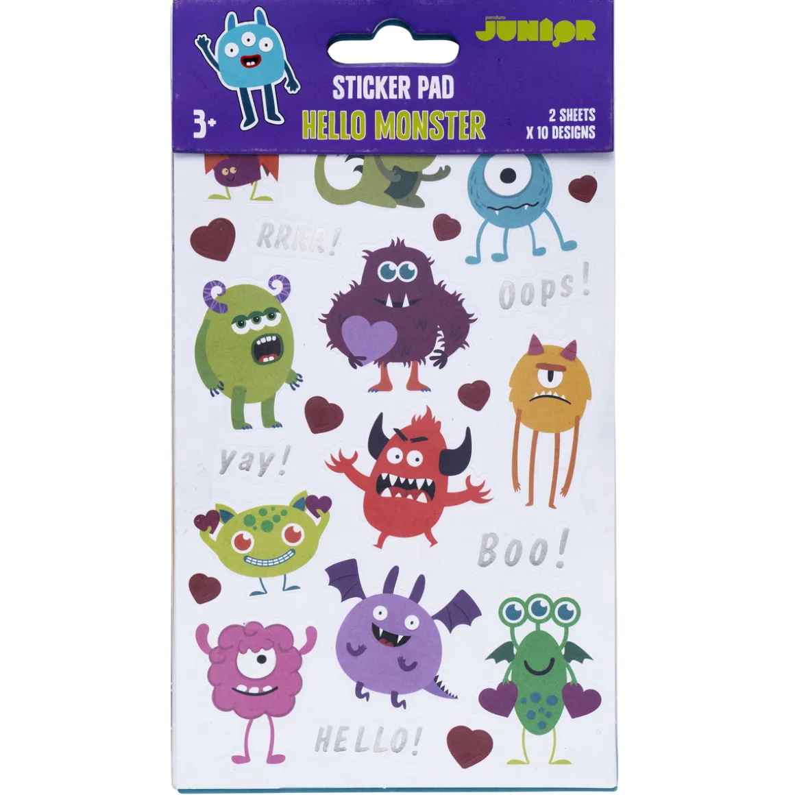 Stickersbog monstre