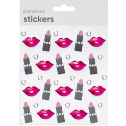 Stickers læber og læbestifter, 3D-klistermærker & simili-klistermærker, 35 stk.