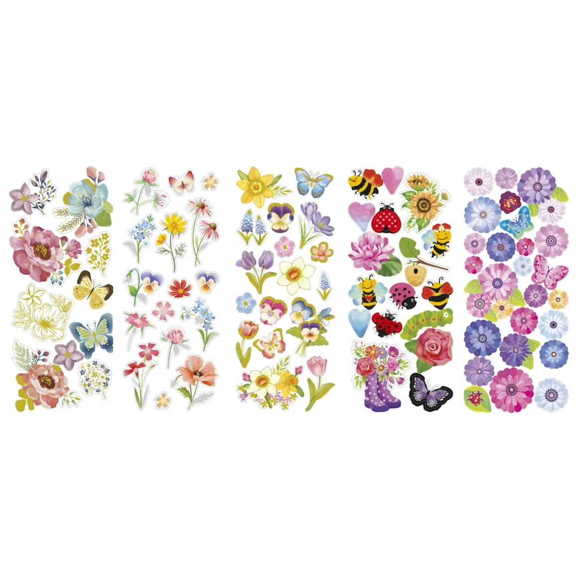 Stickers 10p blomster & natur