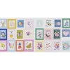 Stickers Stamps, klistermærker i form af frimærker, 2 ark à 13,5×12 cm