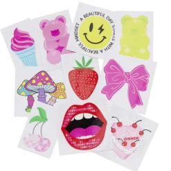 Stickers til krus og flasker, sødt tema