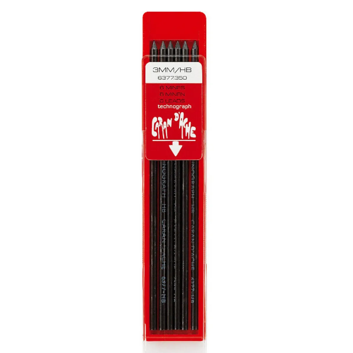 Stift Caran d'Ache 3 mm 6B