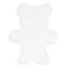 Stiftplade Midi bamse, 10×12,5 cm – til vores rørperler, som er Ø5 mm