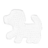 Stiftplade Midi hund, 10×8,5 cm – til vores rørperler, som er Ø5 mm