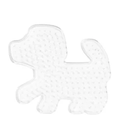 Stiftplade Midi hund, 10×8,5 cm – til vores rørperler, som er Ø5 mm