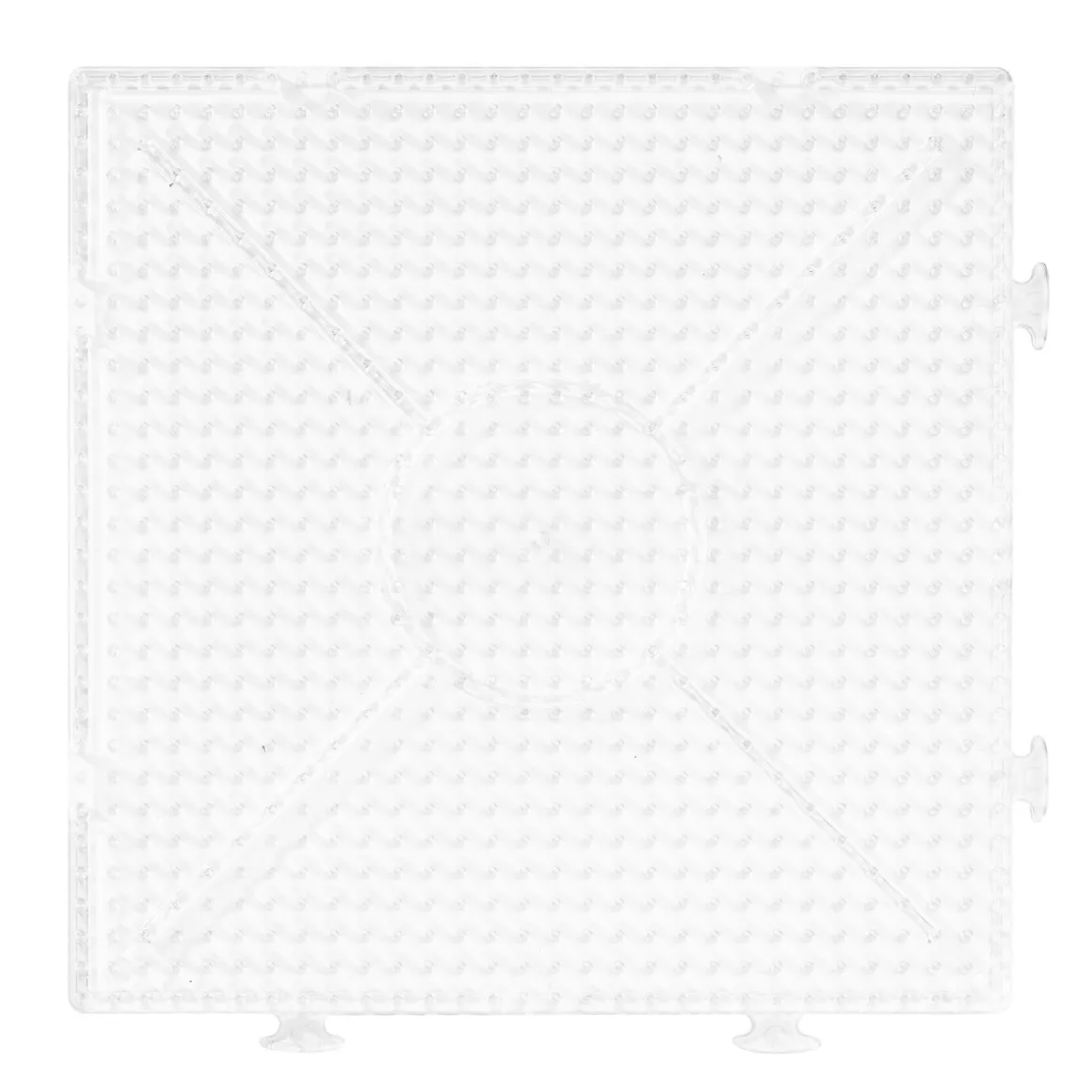 Stiftplade Midi kvadrat, kan bygges sammen, 15×15 cm – til vores rørperler, som er Ø5 mm