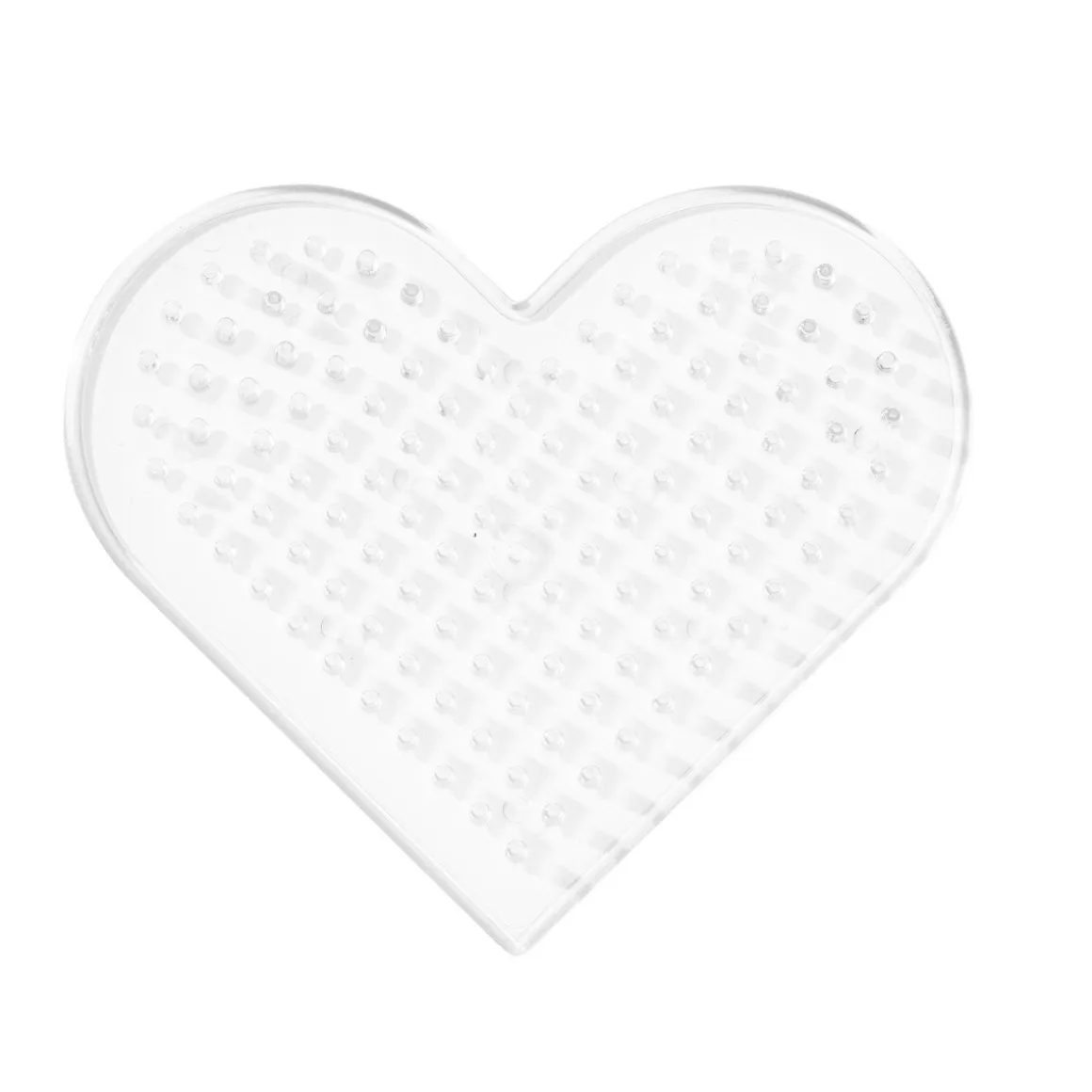 Stiftplade Midi lille hjerte, 8×7,5 cm – til vores rørperler, som er Ø5 mm