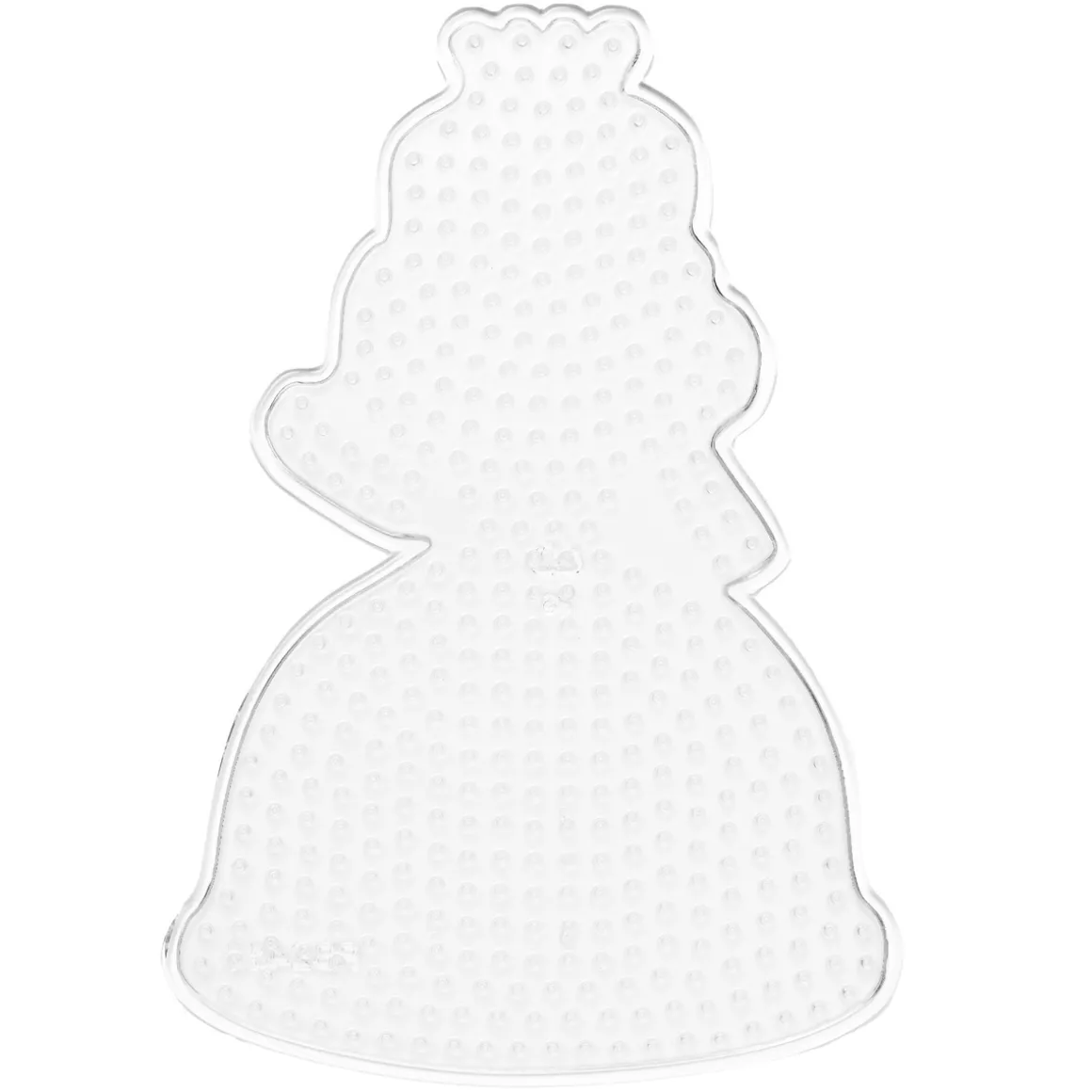 Stiftplade Midi stor prinsesse, 10,5×15,5 cm – til vores rørperler, som er Ø5 mm