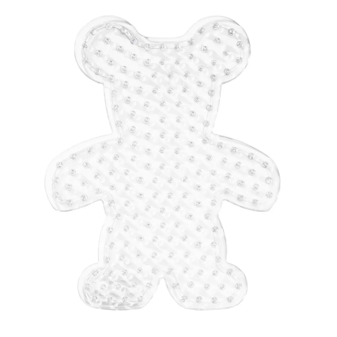 Stiftplade XL bamse, 15,5×19,3 cm – til vores XL-rørperler, som er Ø9 mm
