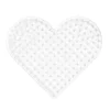 Stiftplade XL hjerte, 17,5×15,3 cm – til vores XL-rørperler, som er Ø9 mm