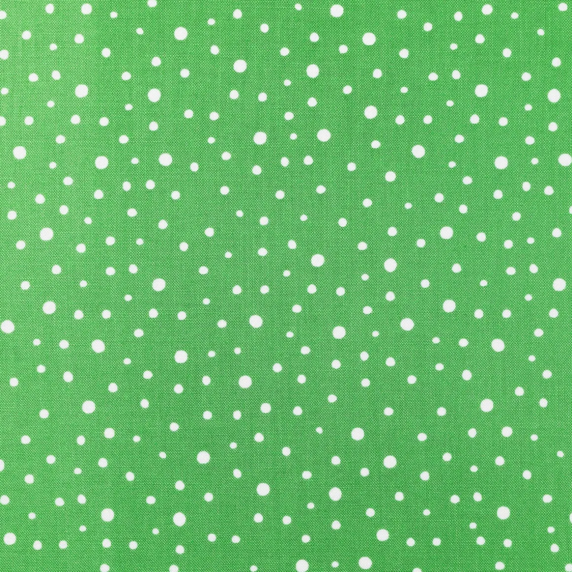 Stof 50x70cm New dot green