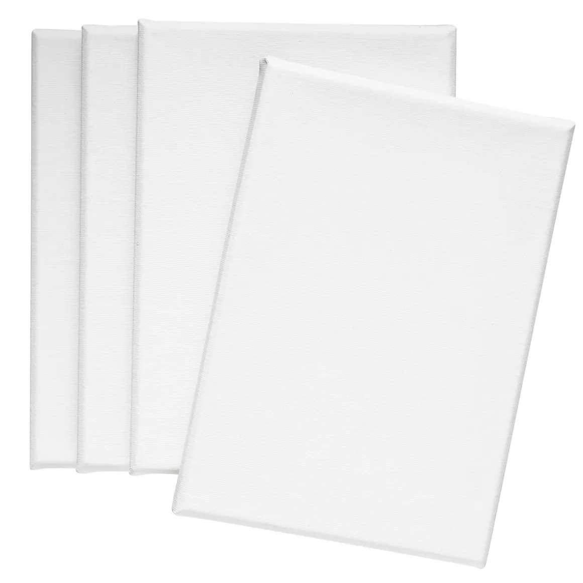 Stretched Canvas/malerlærred 4-pak A5 – (148×210 mm) dybde 17 mm, 330 g/m²