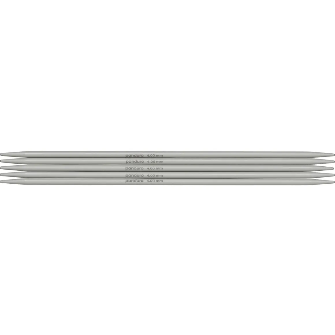 Strømpepinde, 5 stk. Længde 20 cm Ø4,0 mm – plast