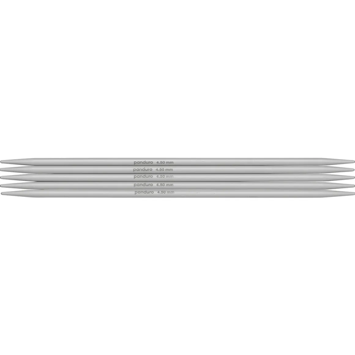 Strømpepinde, 5 stk. Længde 20 cm Ø4,5 mm – plast