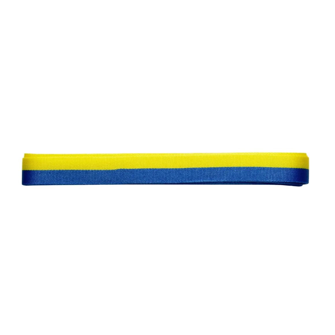 Sverigesbånd med det svenske flags farver, 3 m langt og 10 mm bredt