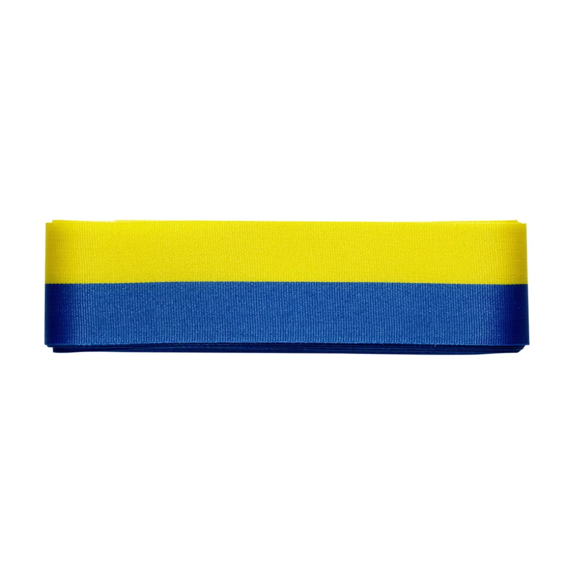 Sverigesbånd med det svenske flags farver, 3 m langt og 25 mm bredt