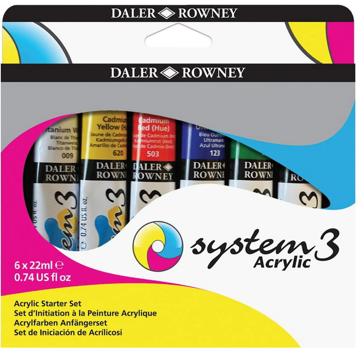 System3 Acr Startsæt 6x22 ml