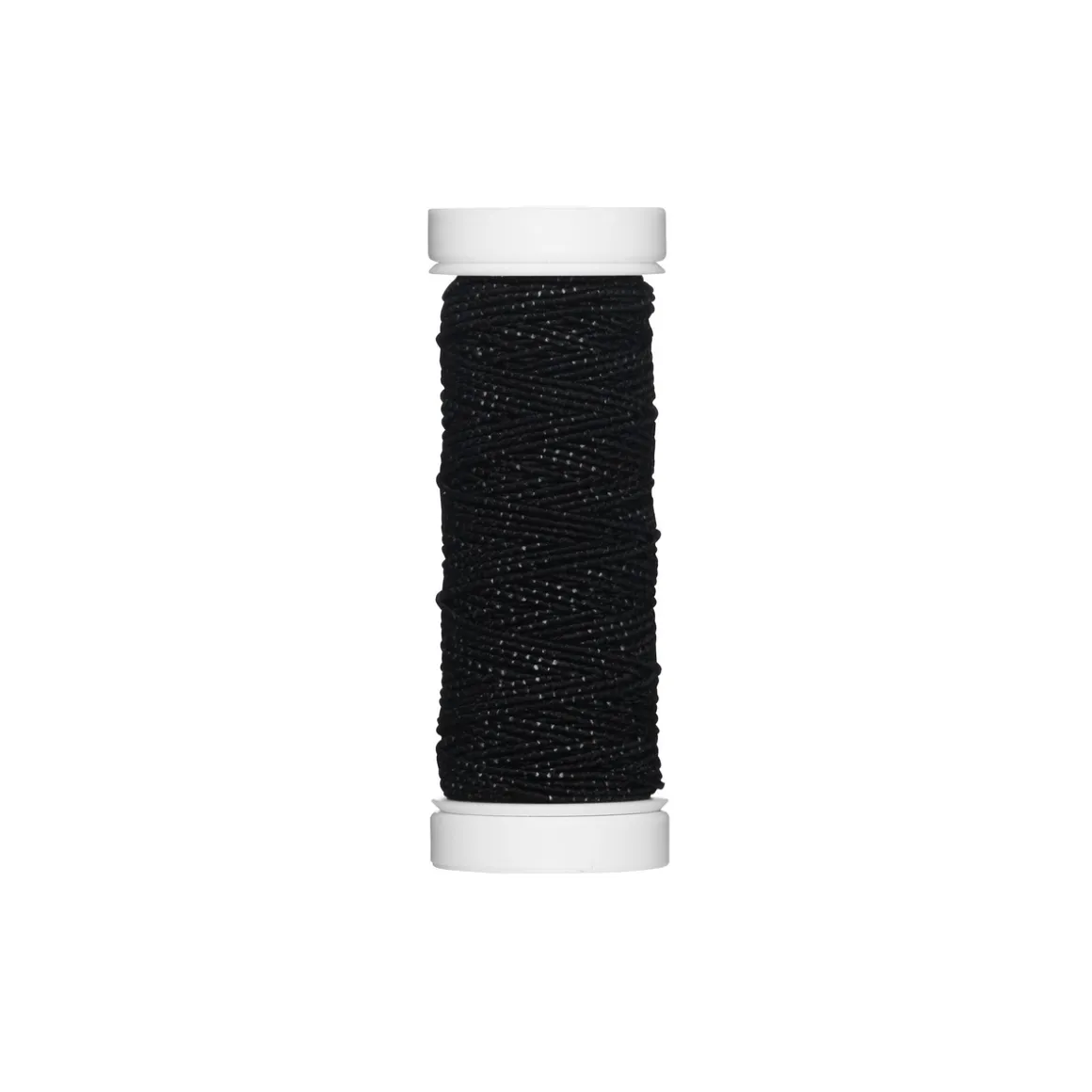 Sytrådselastik Ø0,7mm/20m sort