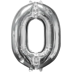 Talballon 0 Sølvfolie