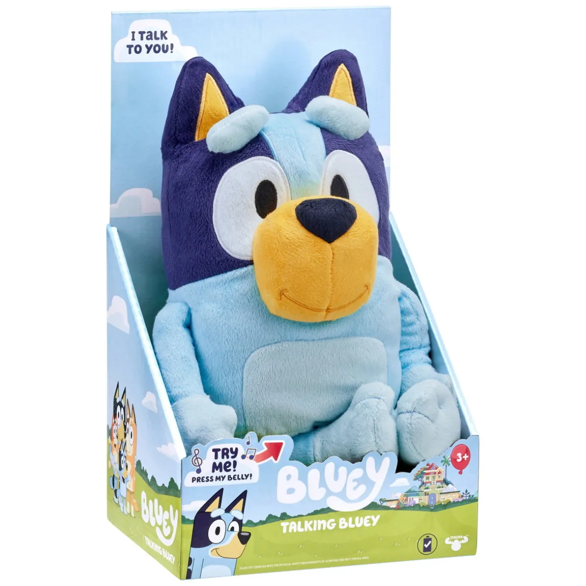 Talking Plush Bluey 31 cm – hør hende tale og synge