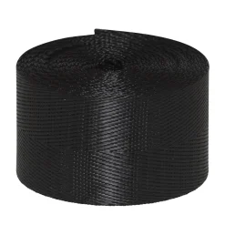 Taskerem af slidstærk polyester, sort, 250 cm, bredde 4 cm
