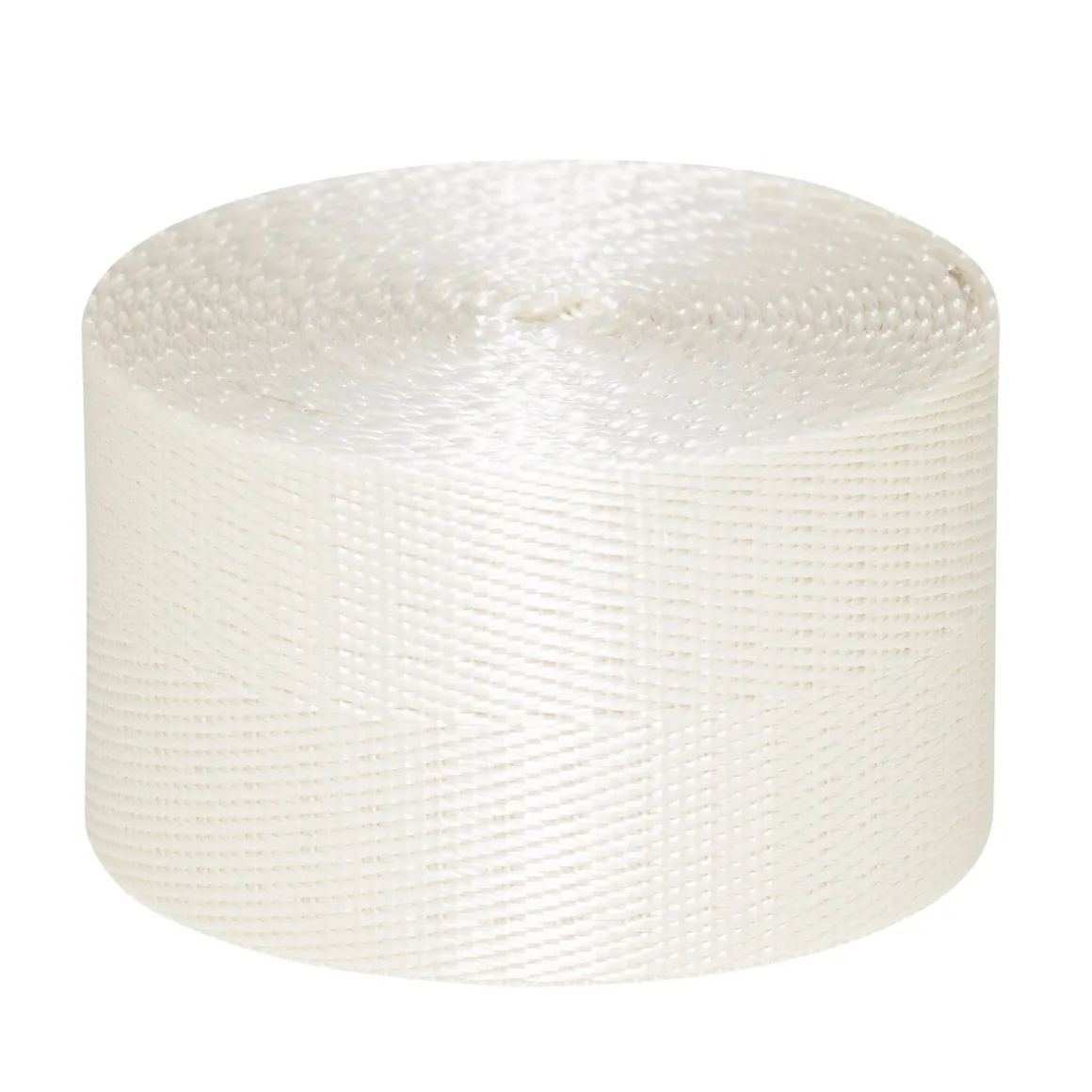 Taskerem af slidstærk polyester, hvid, 250 cm, bredde 4 cm