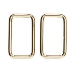 Taskespænde 2-pak – 47×23 mm, guldfarvet. Maks. rembredde 45 mm
