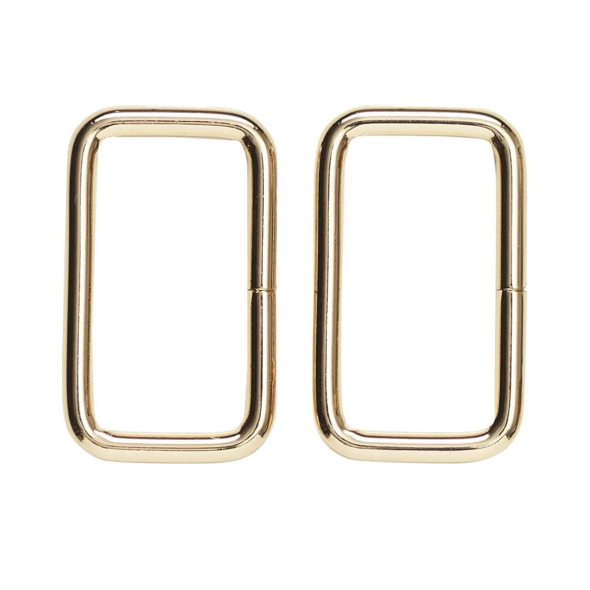 Taskespænde 2-pak – 47×23 mm, guldfarvet. Maks. rembredde 45 mm