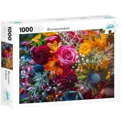 Tildas puslespil 1000 Blomsterbuket, 1000 brikker, 70×50 cm