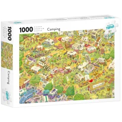 Tildas puslespil 1000 Camping, 1000 brikker, 70×50 cm