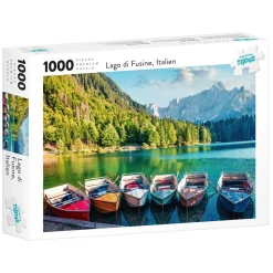 Tildas puslespil 1000 Lago di Fusine, 1000 brikker, 70×50 cm