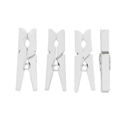 Tøjklemmer hvid 30 mm 48 stk.