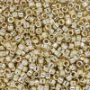 TOHO-perler 11/0 – aluminium metallic, PF558 PF galvanized aluminium