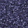 TOHO-perler 11/0 – blålilla frosted, 265FM Frosted metallic purple-lined crystal rainbow