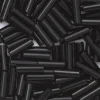 TOHO-perler bugle, aflange glasperler 6 mm sort