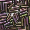 TOHO-perler bugle, aflange glasperler 6 mm metallic-grøn