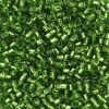 TOHO-perler 11/0 – grøn, 27 Silverlined peridot