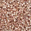 TOHO-perler 11/0 – guldsølv metallic, PF552 PF galvanized sweet blush